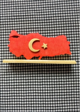 Ahşap Türkiye Haritası
