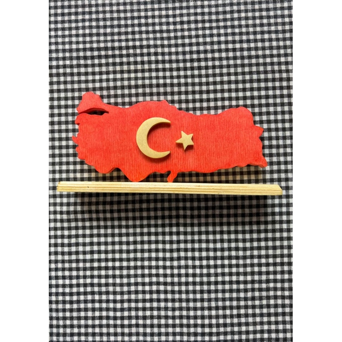 Ahşap Türkiye Haritası